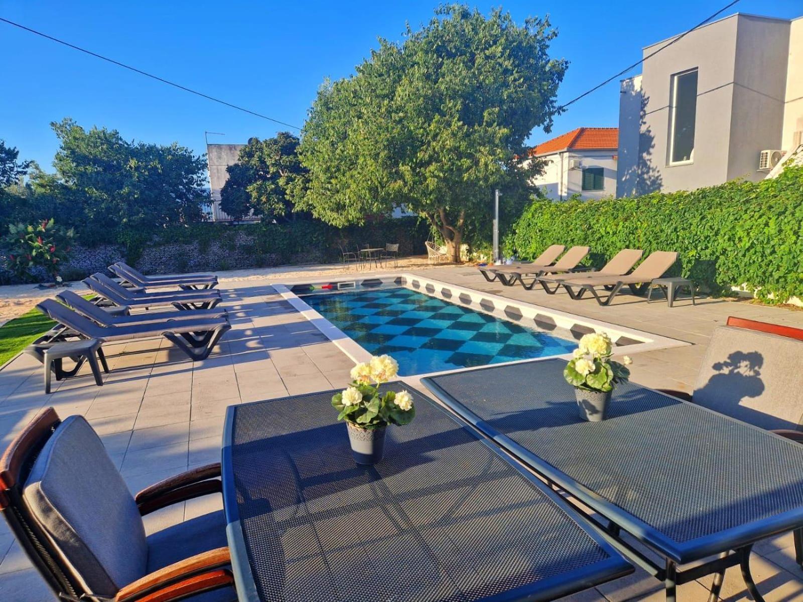 Holiday Home Nino With Amazing Swimming Pool Slatine Exterior foto